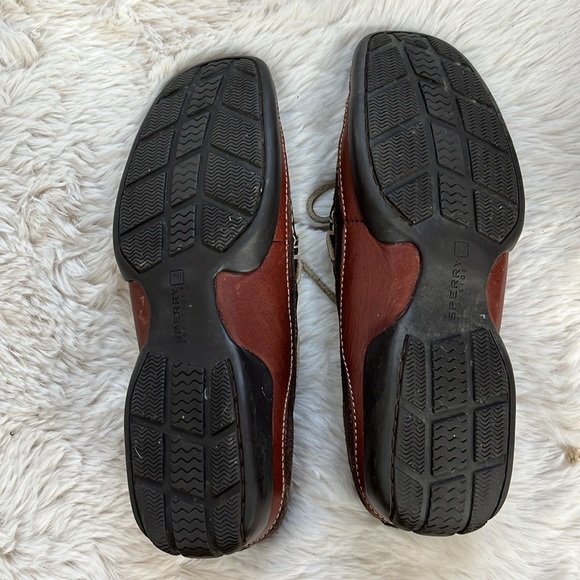 Sperry Top-Sider Women's Suede/Leather Boat Shoe 9710120 F-6 CH08~Brown~Sz 8.5 - Picture 2 of 9